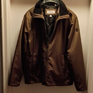 Calvin Klein Men's Dark Brown Windbreaker